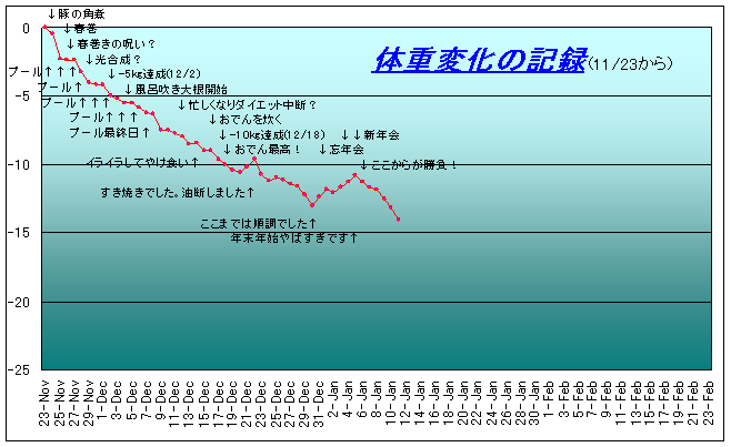 年末年始ダイエット戦線異常あり!
